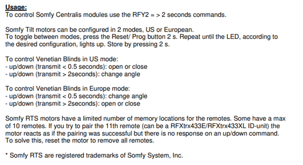 Comment programmer l'ouverture des volets système Somfy a télécommande ?