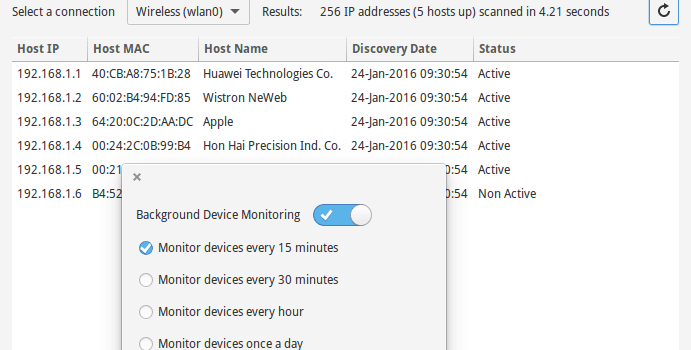 Comment voir toute les adresse IP connecte sur un wifi ?